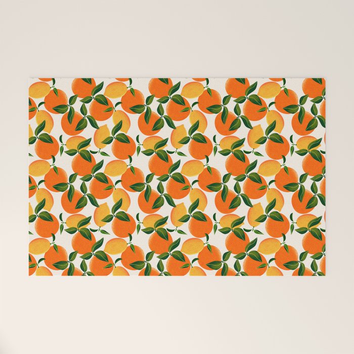 Oranges and Lemons Welcome Mat Gallery Image 1