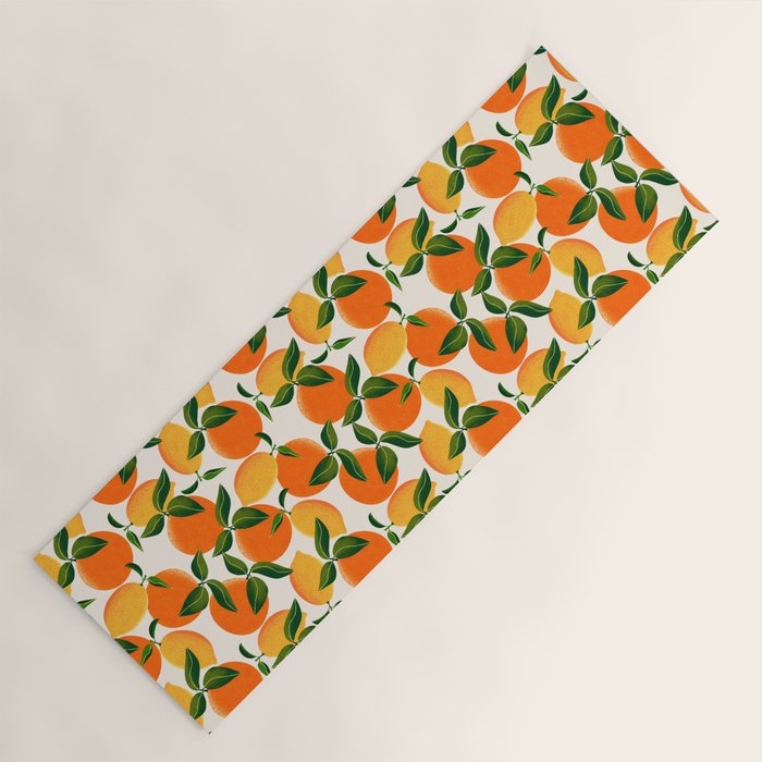Oranges and Lemons Yoga Mat Gallery Image 1