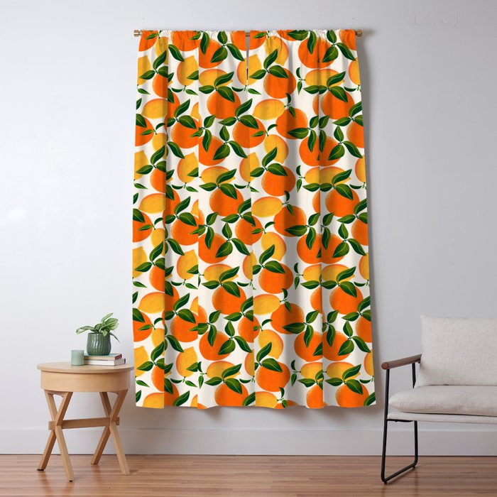 Oranges and Lemons Window Curtain Gallery Image 1