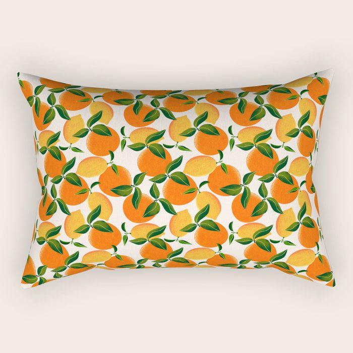 Oranges and Lemons Rectangular Pillow Gallery Image 1