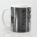 Wall Street, Stock Exchange, New York, New York black and white photograph Coffee Mug Gallery Image 3
