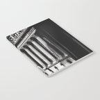 Wall Street, Stock Exchange, New York, New York black and white photograph Notebook Gallery Image 2