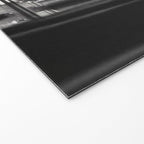 Wall Street, Stock Exchange, New York, New York black and white photograph Welcome Mat Gallery Image 2