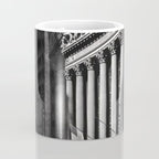 Wall Street, Stock Exchange, New York, New York black and white photograph Coffee Mug Gallery Image 4