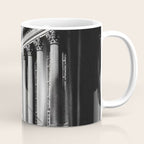 Wall Street, Stock Exchange, New York, New York black and white photograph Coffee Mug Gallery Image 1