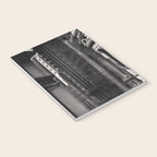 Wall Street, Stock Exchange, New York, New York black and white photograph Notebook Gallery Image 3