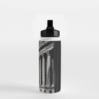Wall Street, Stock Exchange, New York, New York black and white photograph Water Bottle Gallery Image 2