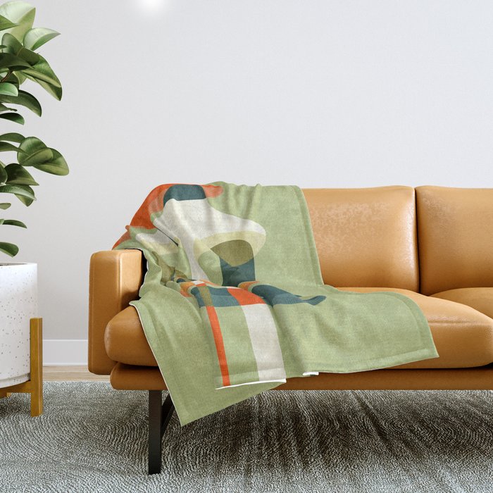 Little mushroom Throw Blanket Gallery Image 1