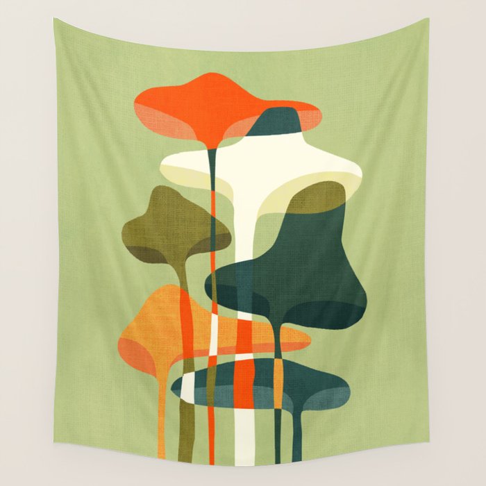 Little mushroom Wall Tapestry Gallery Image 4