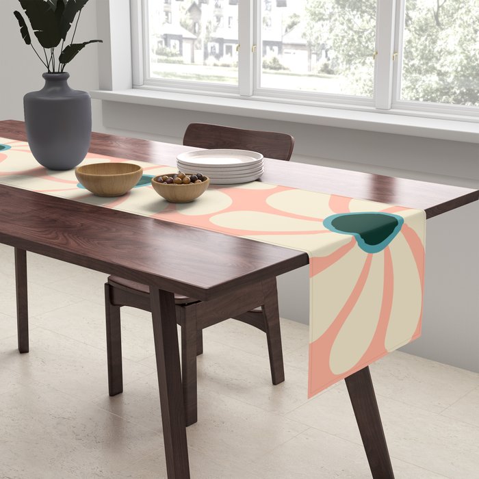 Retro Super Bloom - 70's Vibe Table Runner Gallery Image 2
