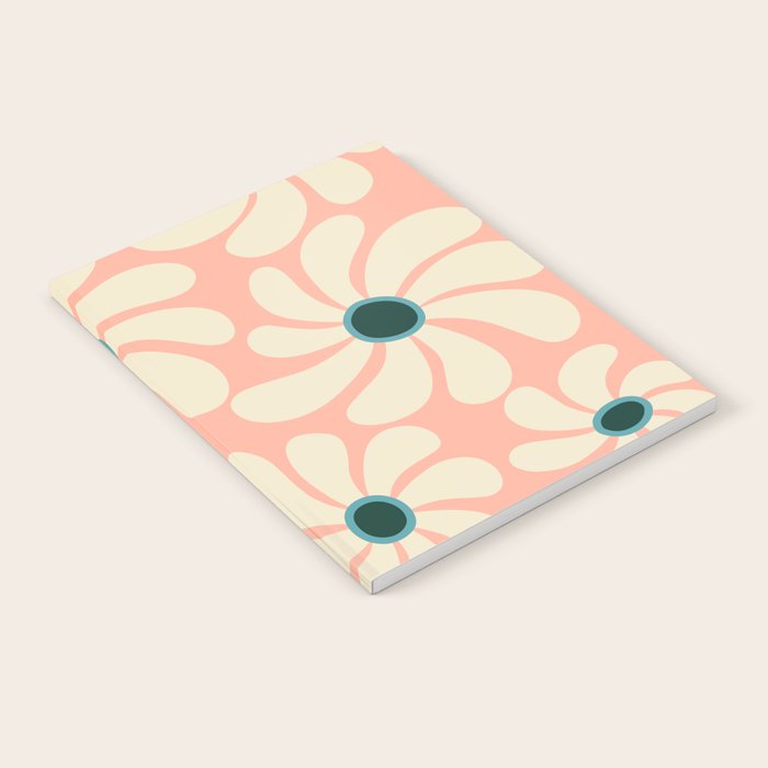 Retro Super Bloom - 70's Vibe Notebook Gallery Image 1