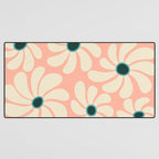 Retro Super Bloom - 70's Vibe Desk Mat Gallery Image 3