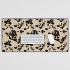 Chic Tortoise Shell on Ivory Desk Mat Gallery Image 1