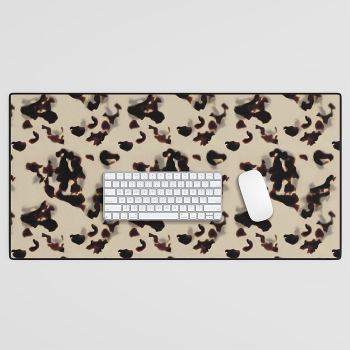 Chic Tortoise Shell on Ivory Desk Mat Gallery Image 1