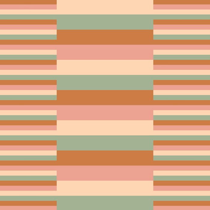 Mixed Stripes Pattern XIX Boho Summer Coffee Mug Gallery Image 2