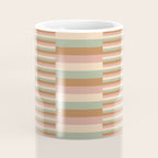 Mixed Stripes Pattern XIX Boho Summer Coffee Mug Gallery Image 4