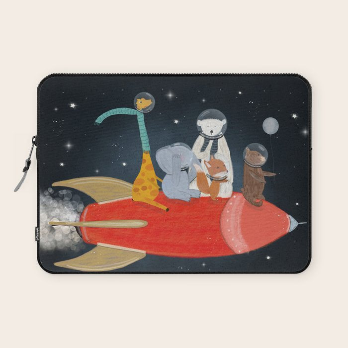 lets all go to the moon Laptop Sleeve Gallery Image 1
