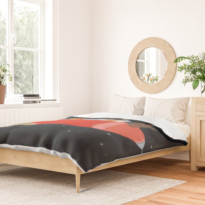 lets all go to the moon Duvet Cover Gallery Image 2