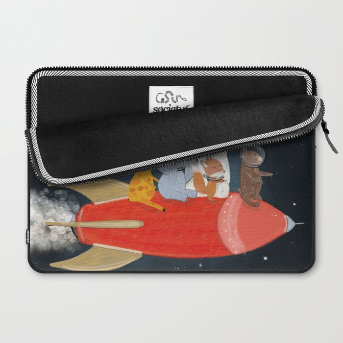 lets all go to the moon Laptop Sleeve Gallery Image 2