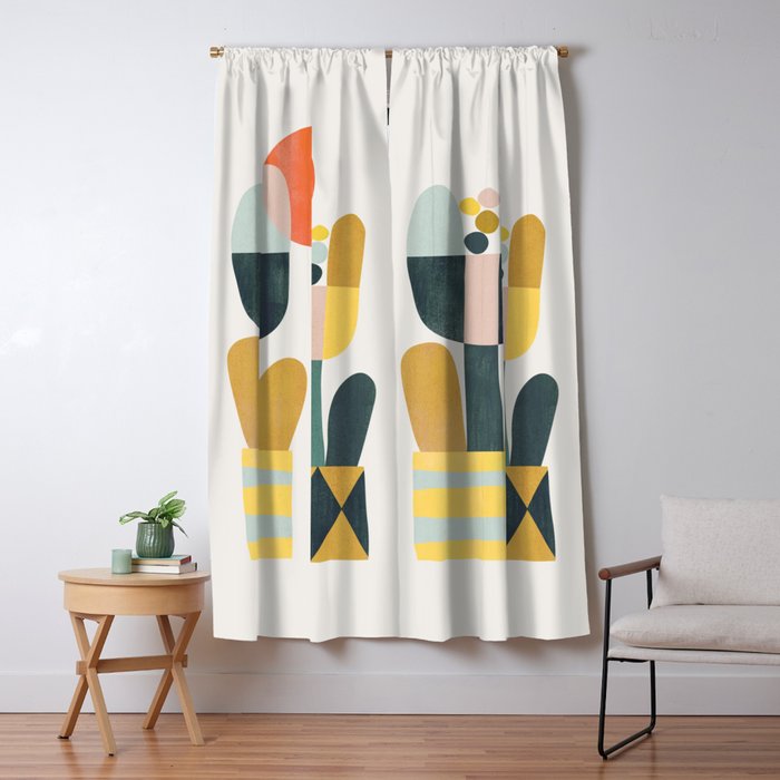 Two flowers Window Curtain Gallery Image 5