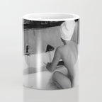 Bath in Paris, Cold Water Flat, Female Nude black and white art photography / photograph Coffee Mug Gallery Image 4