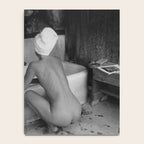 Bath in Paris, Cold Water Flat, Female Nude black and white art photography / photograph Notebook Gallery Image 4