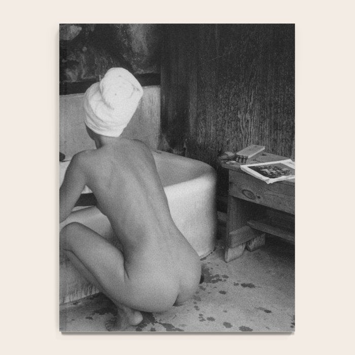 Bath in Paris, Cold Water Flat, Female Nude black and white art photography / photograph Notebook Gallery Image 4