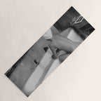 Bath in Paris, Cold Water Flat, Female Nude black and white art photography / photograph Yoga Mat Gallery Image 1