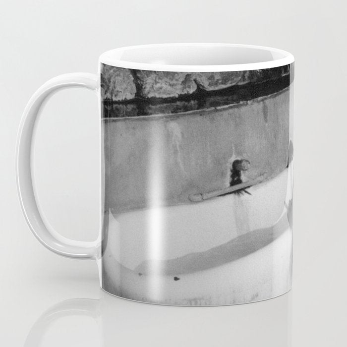 Bath in Paris, Cold Water Flat, Female Nude black and white art photography / photograph Coffee Mug Gallery Image 3