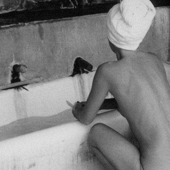 Bath in Paris, Cold Water Flat, Female Nude black and white art photography / photograph Coffee Mug Gallery Image 2