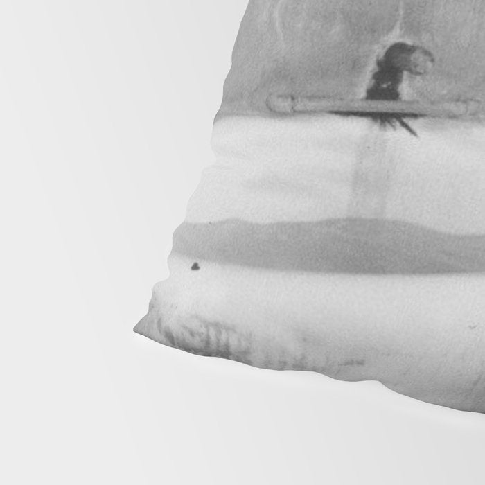 Bath in Paris, Cold Water Flat, Female Nude black and white art photography / photograph Pillow Sham Gallery Image 4