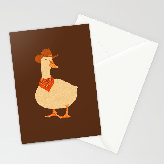 Bo The Cowboy Duck Stationery Card Gallery Image 2