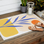 Nature's Balance Abstract Landscape Outdoor Rug Gallery Image 2