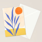 Nature's Balance Abstract Landscape Stationery Card Gallery Image 2