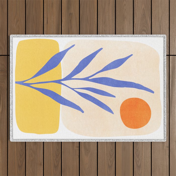 Nature's Balance Abstract Landscape Outdoor Rug Gallery Image 1