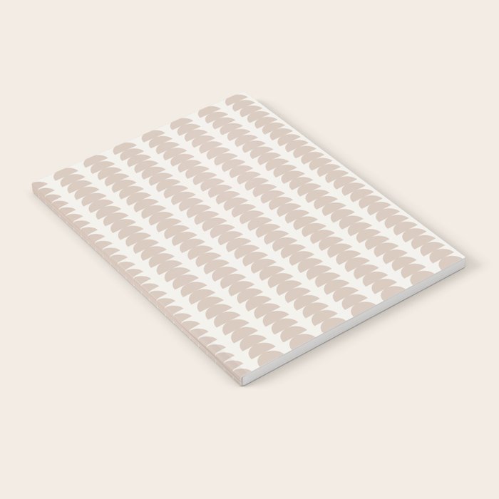 Maude Pattern - Earthy Neutral Notebook Gallery Image 1