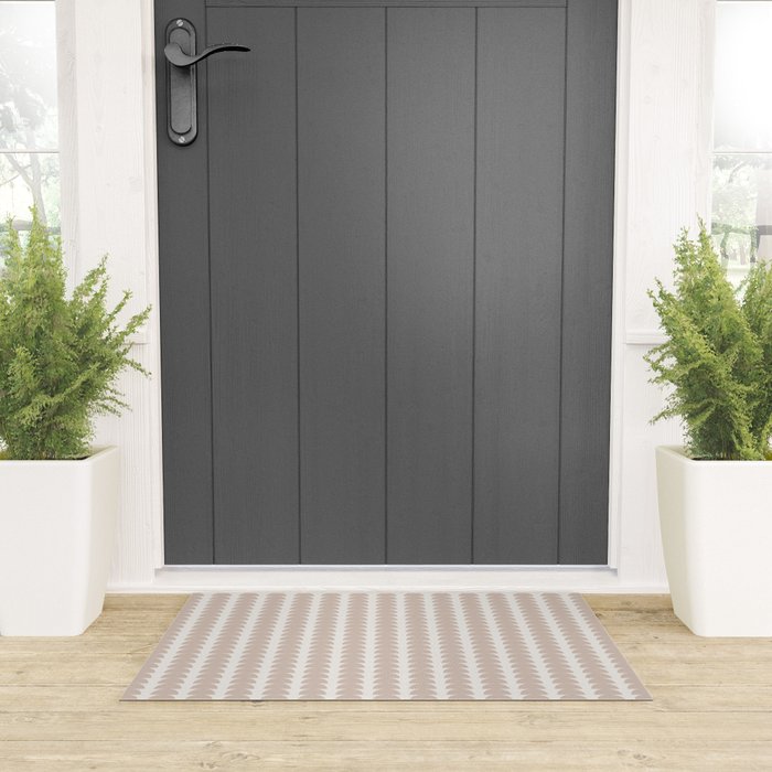 Maude Pattern - Earthy Neutral Welcome Mat Gallery Image 3