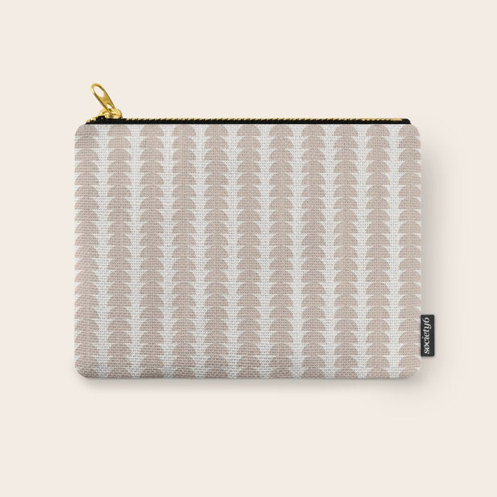 Maude Pattern - Earthy Neutral Carry All Pouch Gallery Image 1