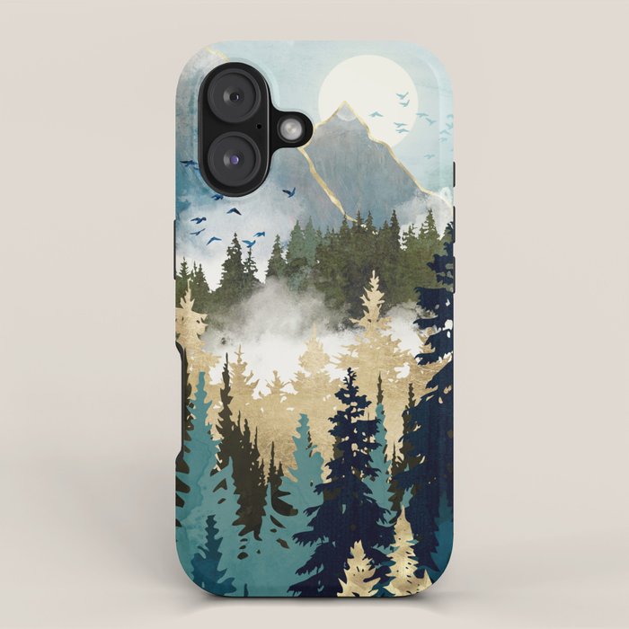 Misty Pines iPhone Case Gallery Image 1