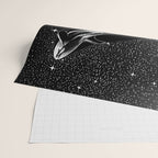 Starry Orca (Black Version) Wrapping Paper Gallery Image 2