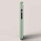 Preppy Green White Stripe iPhone Case Gallery Image 2