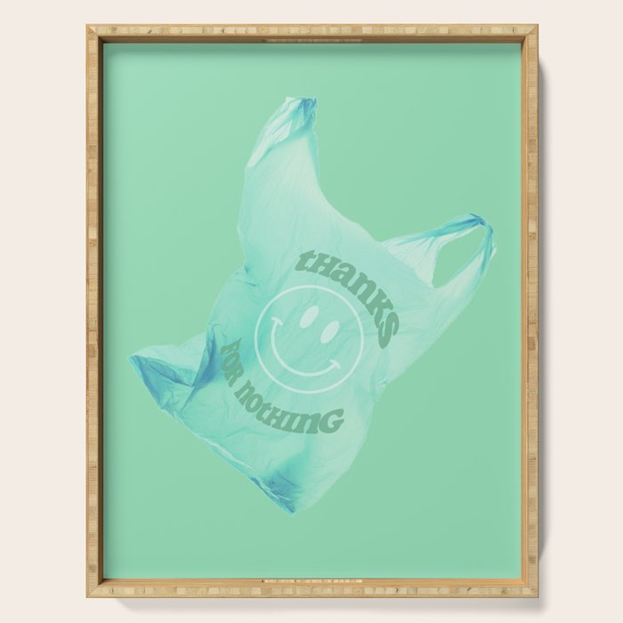 Thanks for nothing Serving Tray Gallery Image 1