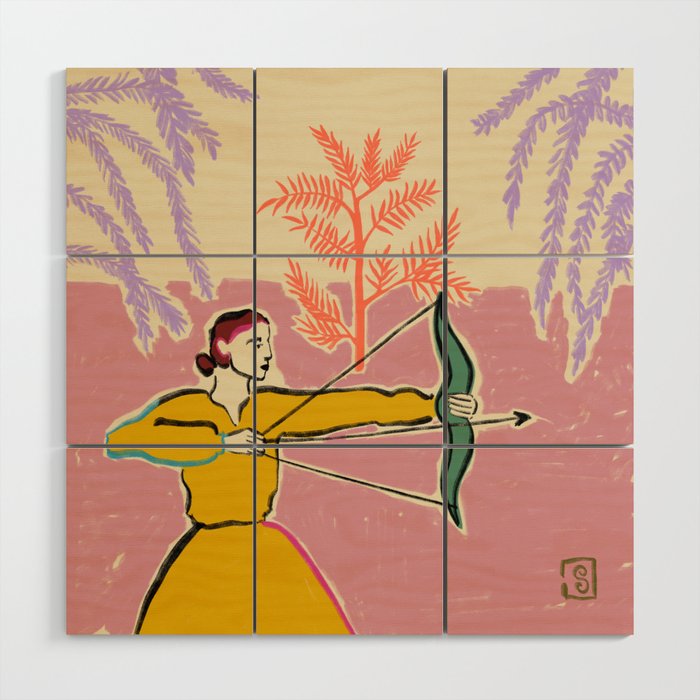 SAGITTARIUS  Wood Wall Art Gallery Image 1