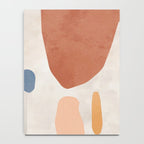 Organic Terracotta Thin Shapes Abstract Notebook Gallery Image 4