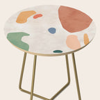 Organic Terracotta Thin Shapes Abstract Side Table Gallery Image 2