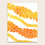 Puakenikeni lei art on white Notebook Gallery Image 4