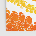 Puakenikeni lei art on white Poster Gallery Image 3