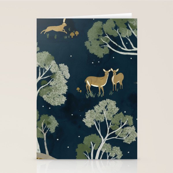 A Forest Awakens Full Moon Stationery Card Gallery Image 2