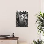 Parisian Cafe in Black and White - French Taste Photography for Paris Lovers Poster Gallery Image 2