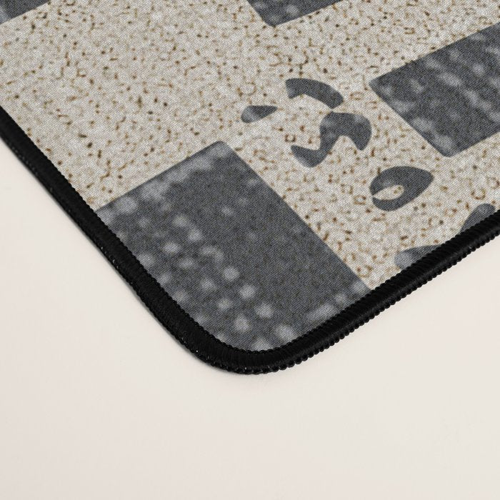PARIS MAP BLACK RUSTIC Desk Mat Gallery Image 4
